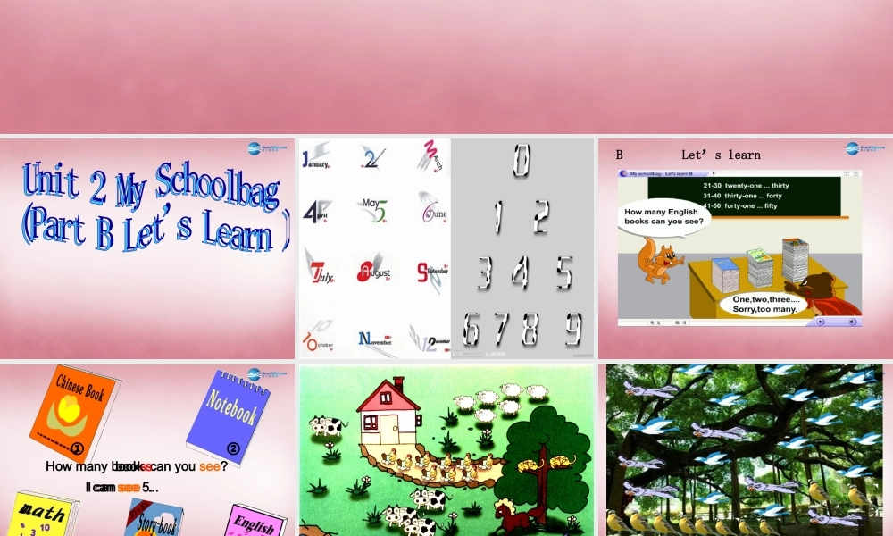 2014年秋四年级英语上册 Unit2 My Schoolbag 课件2 人教PEP