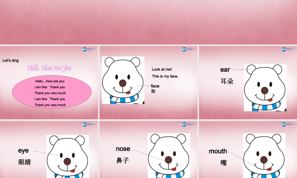 三年级英语上册 Unit3 Look at me课件2 人教PEP