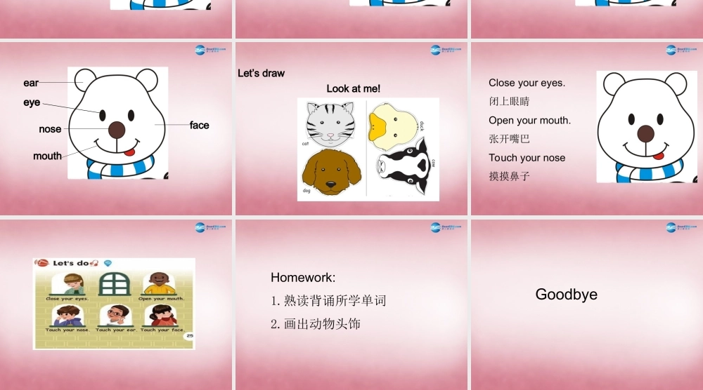 三年级英语上册 Unit3 Look at me课件2 人教PEP