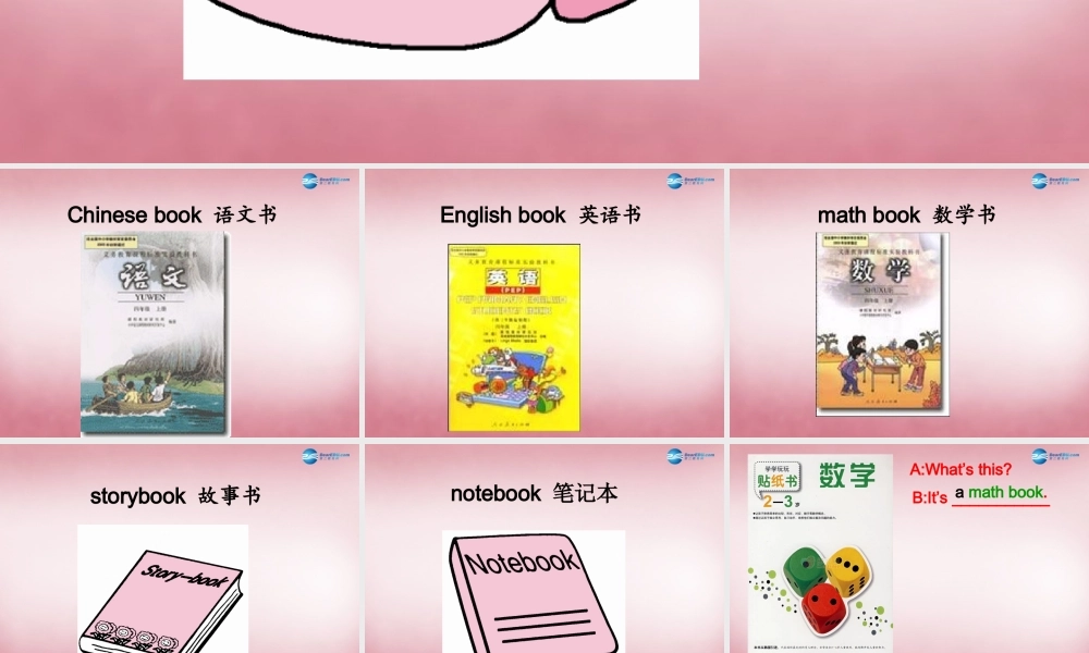 2014年秋四年级英语上册 Unit2 My Schoolbag 课件5 人教PEP