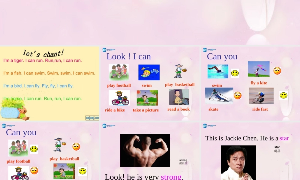 2014秋四年级英语上册 Module 5 Unit 2 Can Sam play football课件2 外研版（三起）