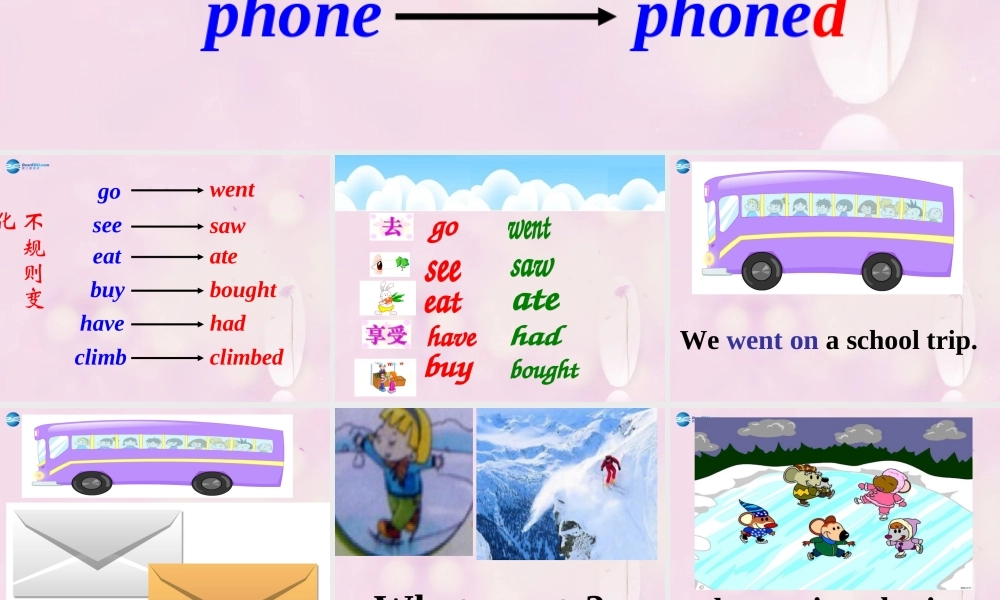 2014秋四年级英语上册 Module 5 Unit 2 I wore warm clothes课件1 外研版（一起）