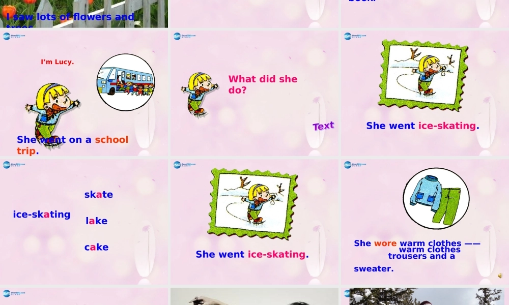 2014秋四年级英语上册 Module 5 Unit 2 I wore warm clothes课件2 外研版（一起）