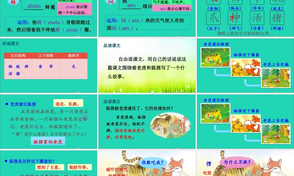 21 狐假虎威课件