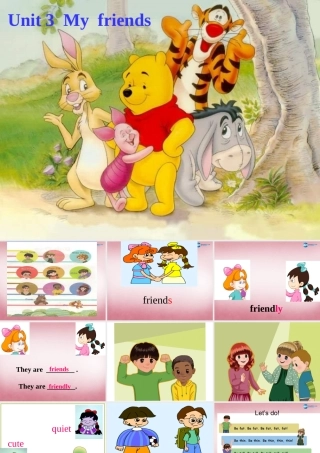 2014年秋四年级英语上册 Unit3 My Friends 课件4 人教PEP