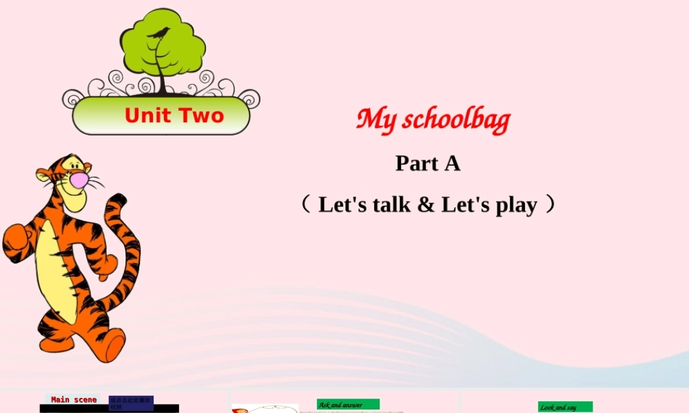 Part A Let's talk & Let's play 课件