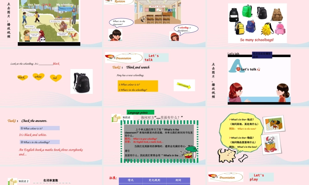 Part A Let's talk & Let's play 课件