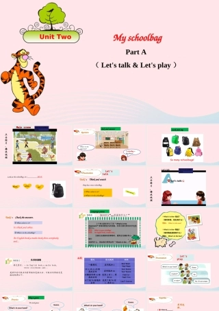 Part A Let's talk & Let's play 课件