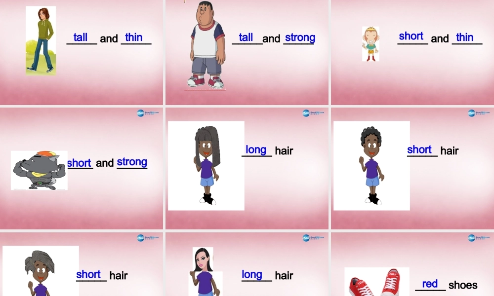 2014年秋四年级英语上册 Unit3 My Friends 课件5 人教PEP