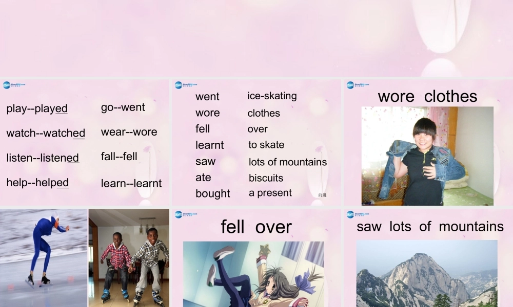 2014秋四年级英语上册 Module 5 Unit 2 I wore warm clothes课件4 外研版（一起）