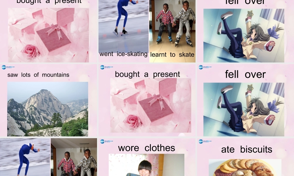 2014秋四年级英语上册 Module 5 Unit 2 I wore warm clothes课件4 外研版（一起）