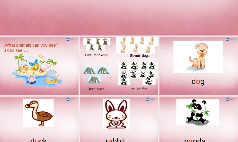 三年级英语上册 Unit4 We love animals 复习课件 人教PEP