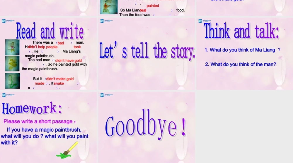 2014秋四年级英语上册 Module 6 Unit 1 It didn’t become gold课件1 外研版（一起）