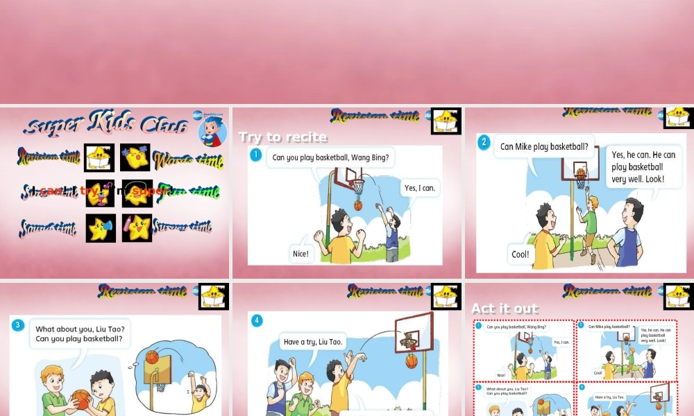 2014年秋四年级英语上册 Unit4 I can play basketball课件5 译林版