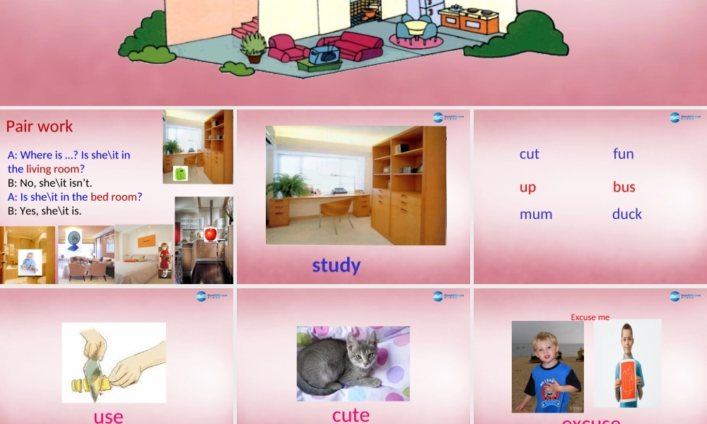 2014年秋四年级英语上册 Unit4 My Home（第三课时）课件 人教PEP