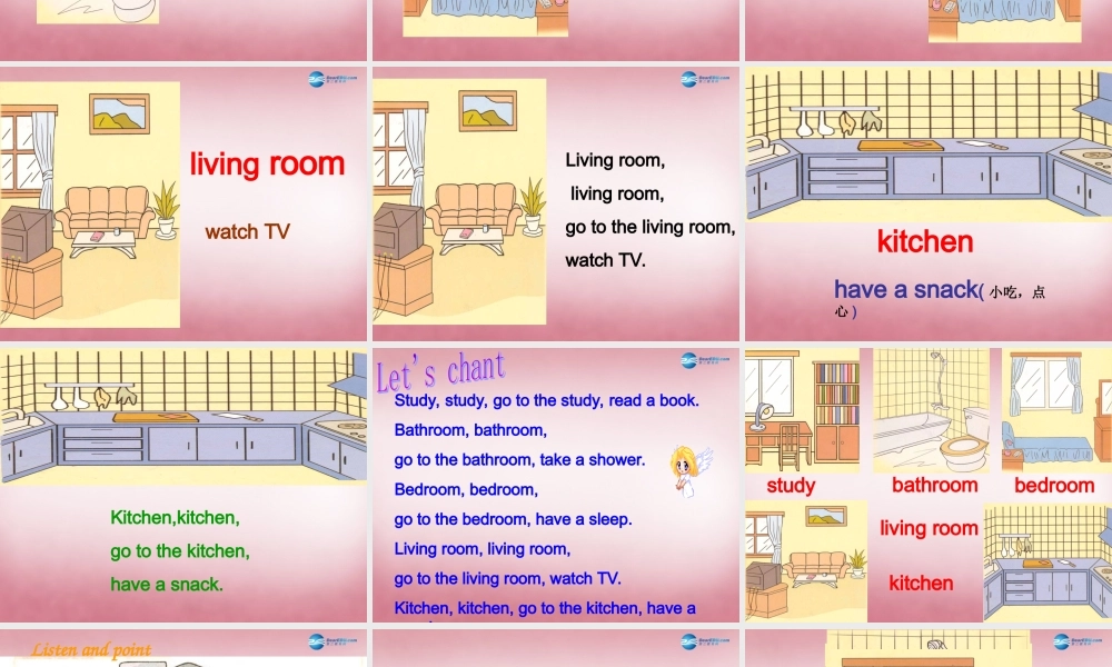 2014年秋四年级英语上册 Unit4 My Home课件2 人教PEP