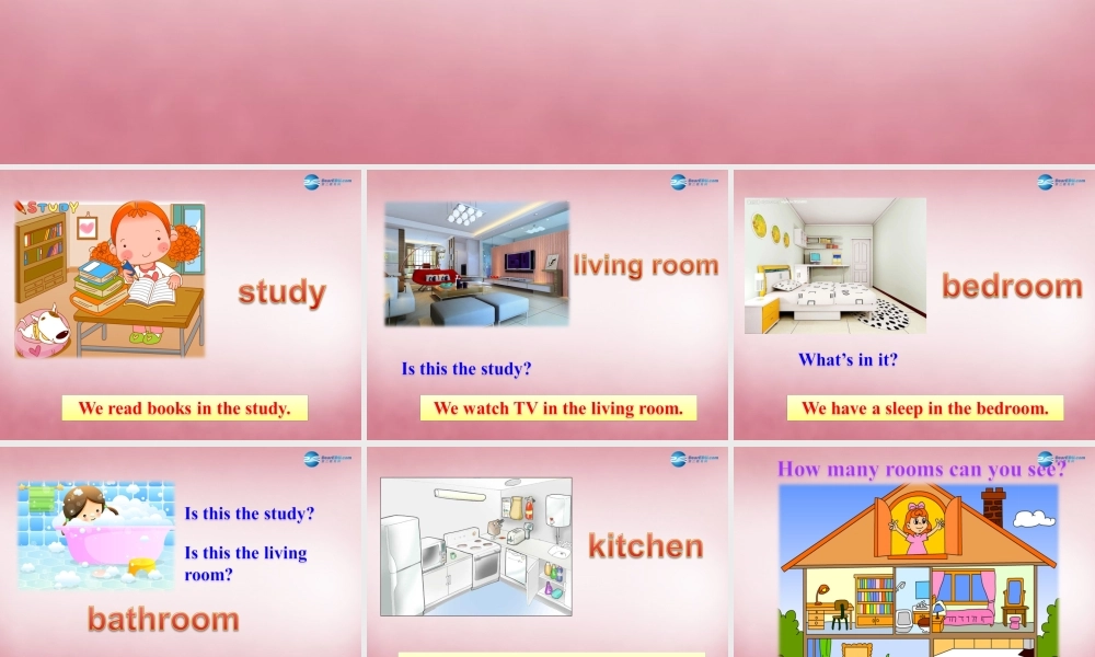 2014年秋四年级英语上册 Unit4 My Home课件5 人教PEP