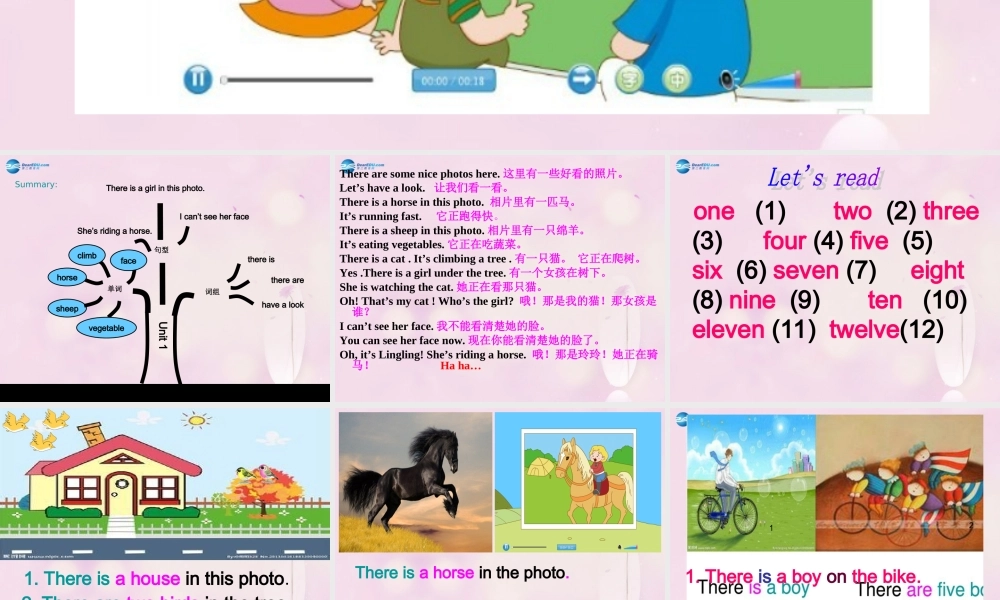 2014秋四年级英语上册 Module 7 Unit 2 There are twelve boys on the bike课件3 外研版（三起）