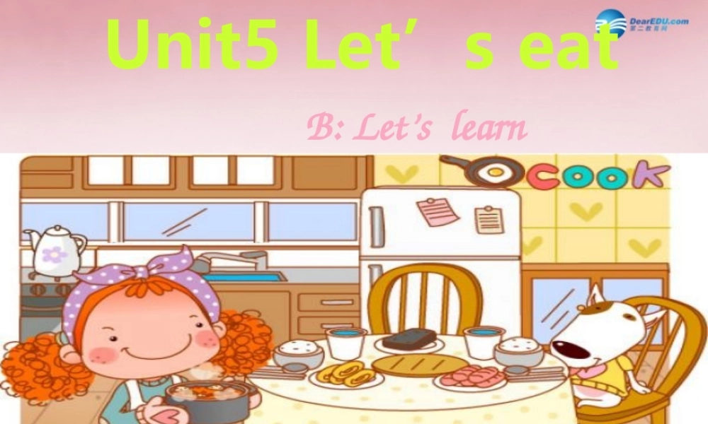 三年级英语上册 Unit5 Let’s eat课件2 人教PEP
