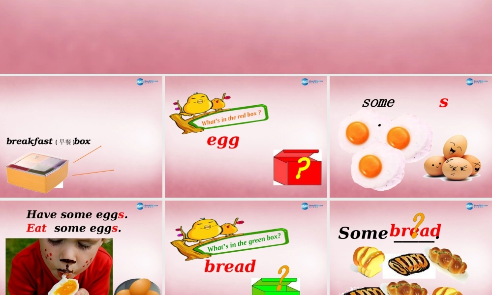 三年级英语上册 Unit5 Let’s eat课件4 人教PEP