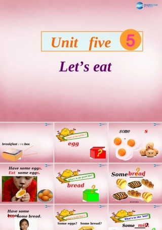 三年级英语上册 Unit5 Let’s eat课件4 人教PEP