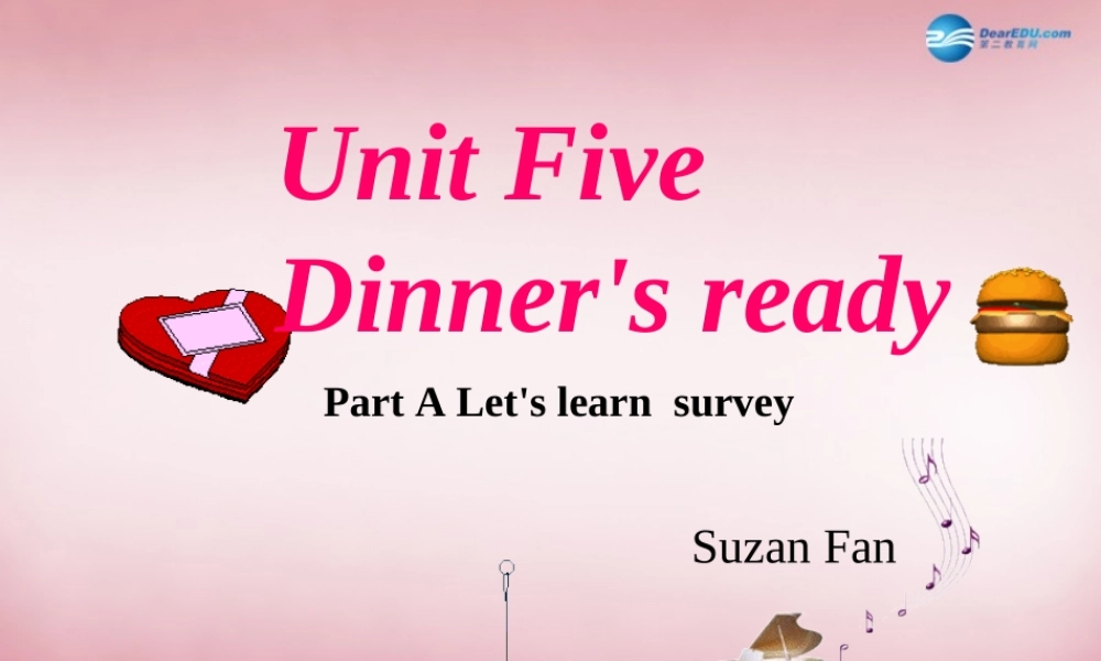 2014年秋四年级英语上册 Unit5 Dinner is ready 课件5 人教PEP