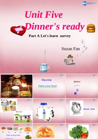 2014年秋四年级英语上册 Unit5 Dinner is ready 课件5 人教PEP