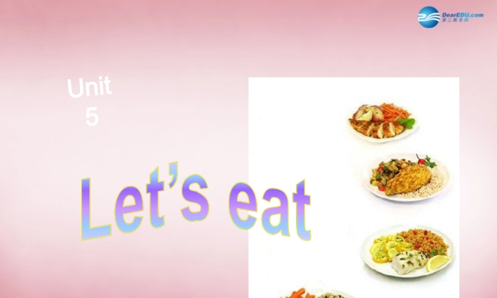 三年级英语上册 Unit5 Let’s eat课件5 人教PEP