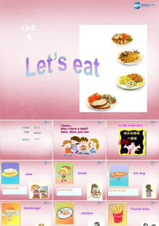 三年级英语上册 Unit5 Let’s eat课件5 人教PEP