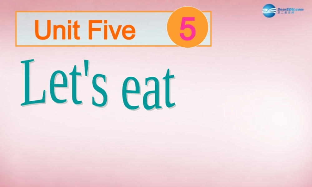 三年级英语上册 Unit5 Let’s eat课件6 人教PEP