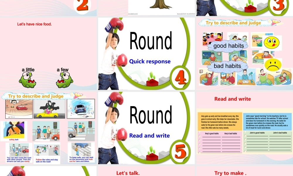 2020春六年级英语下册 Project 1 Being a good student第1课时课件+素材 （新版）牛津译林版