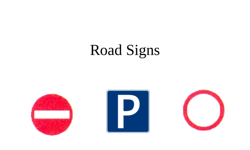 Road Signs
