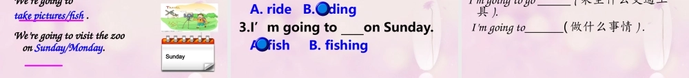 2014秋四年级英语上册 Module 8 Unit 2 Sam is going to ride horse课件5 外研版（三起）