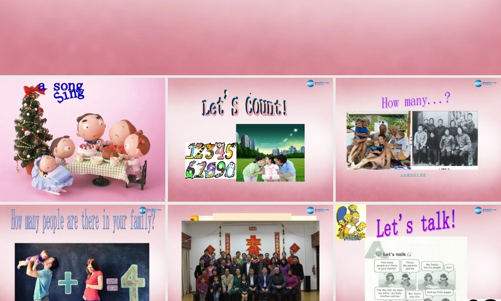 2014年秋四年级英语上册 Unit6 Meet My Family （第二课时）课件 人教PEP