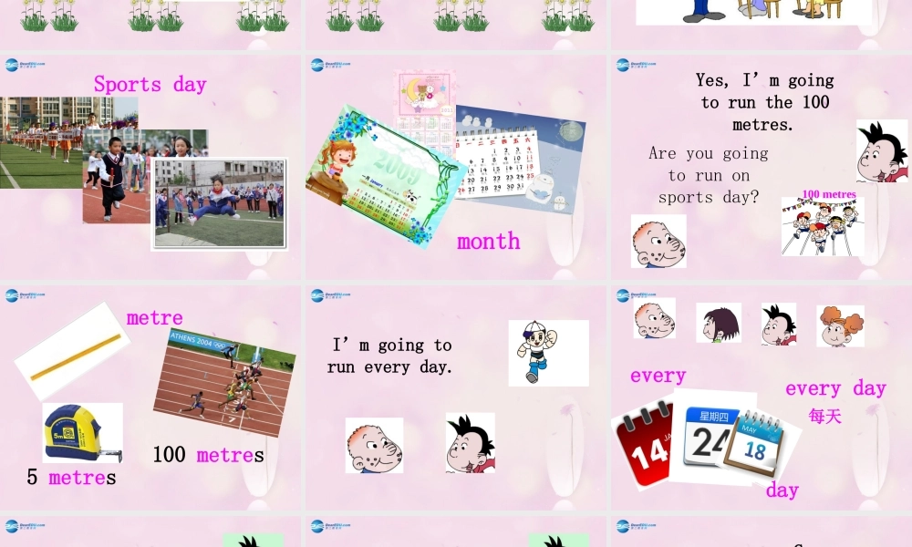 2014秋四年级英语上册 Module 9 Unit 1 Are you going to run on Sports Day课件2 外研版（三起）