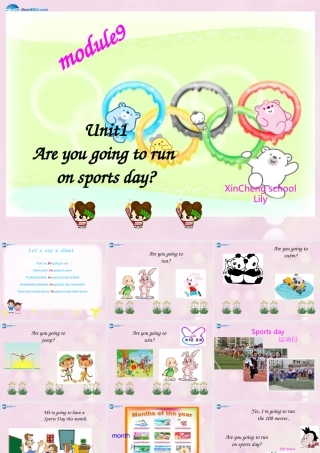 2014秋四年级英语上册 Module 9 Unit 1 Are you going to run on Sports Day课件4 外研版（三起）