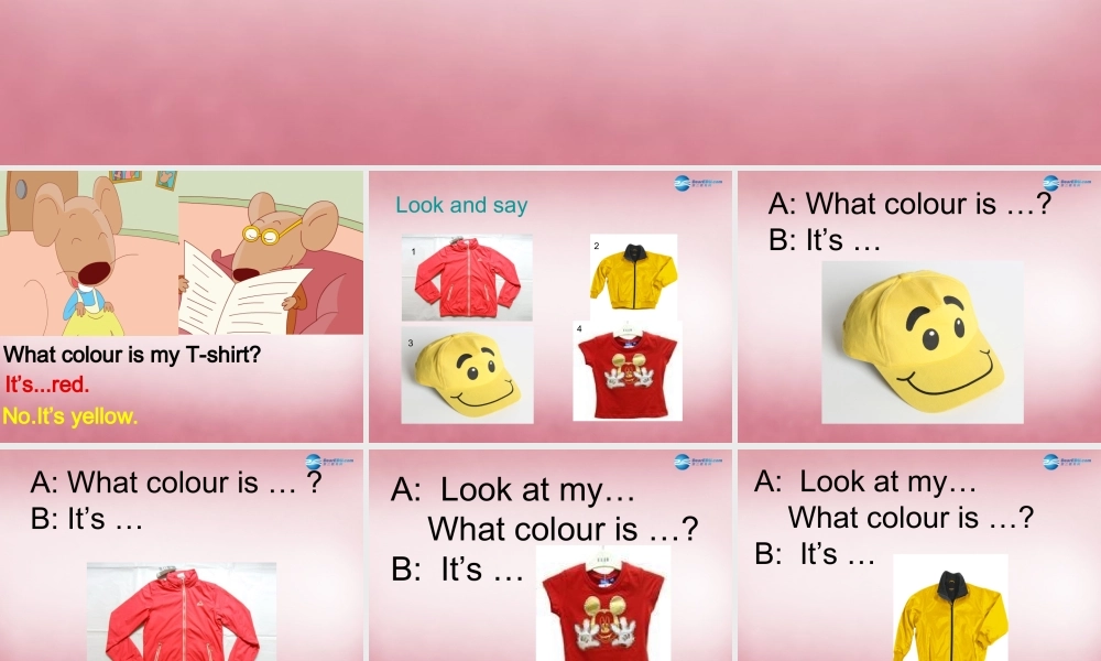 三年级英语上册 Unit6 Colours课件6 译林版