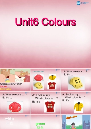 三年级英语上册 Unit6 Colours课件6 译林版