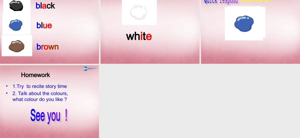 三年级英语上册 Unit6 Colours课件7 译林版