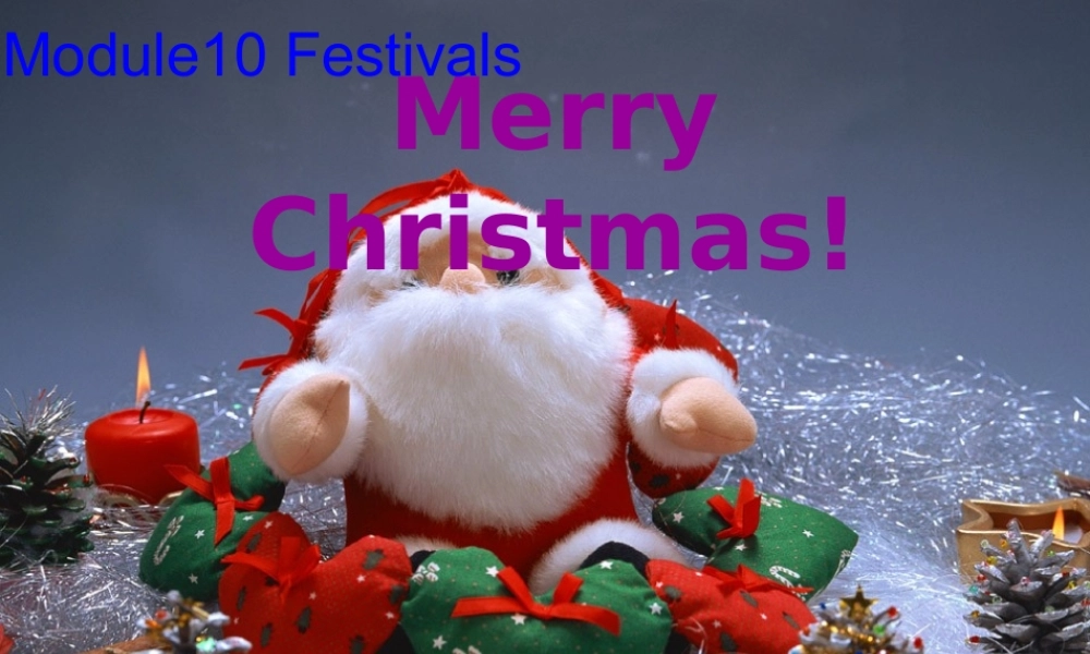 2014秋四年级英语上册 Module 10 Unit 2 Merry Christmas课件1 外研版（三起）