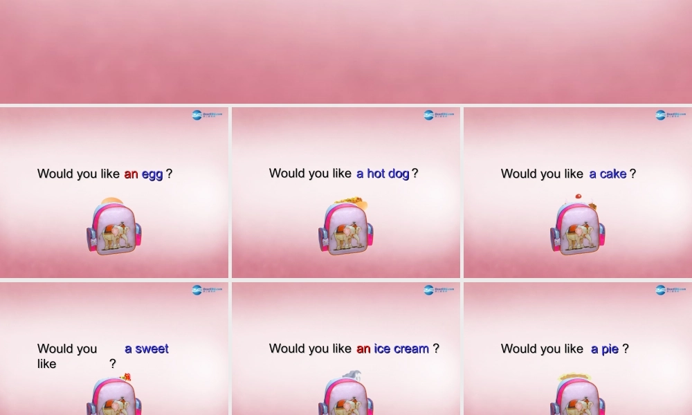 三年级英语上册 Unit7 Would you like a pie课件6 译林版