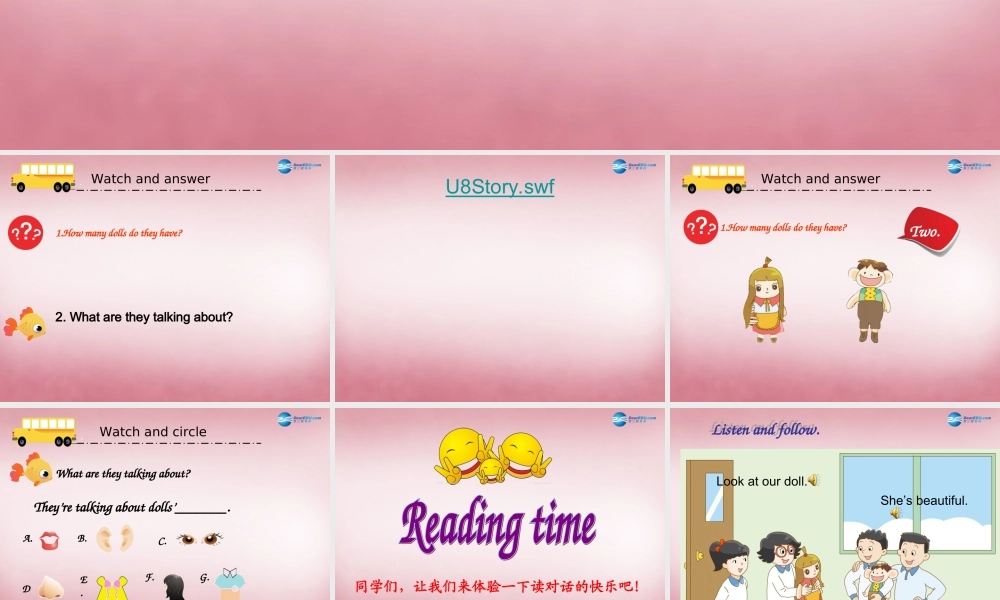 2014年秋四年级英语上册 Unit8 Dolls课件4 译林版