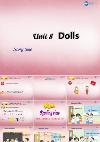 2014年秋四年级英语上册 Unit8 Dolls课件4 译林版
