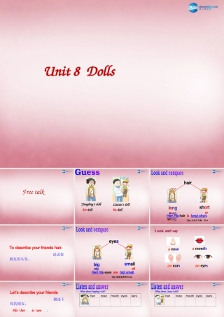 2014年秋四年级英语上册 Unit8 Dolls课件5 译林版