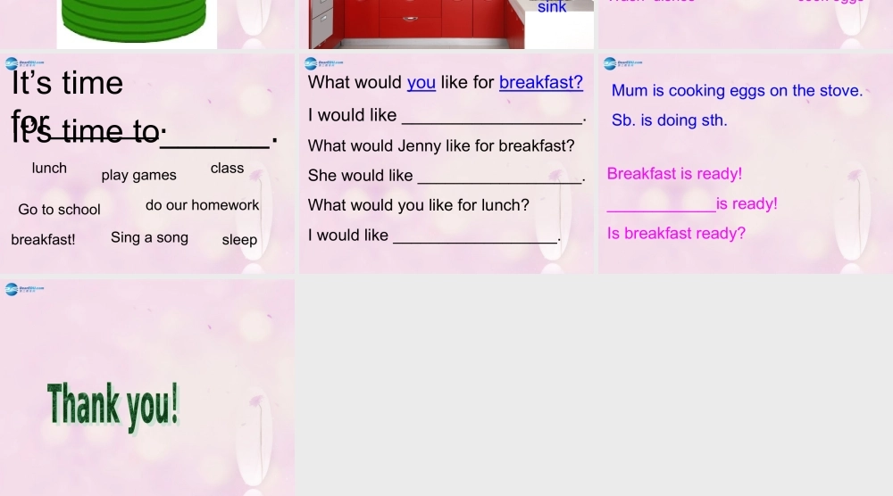 2014秋六年级英语上册 Lesson 3 Making Breakfast课件1 冀教版