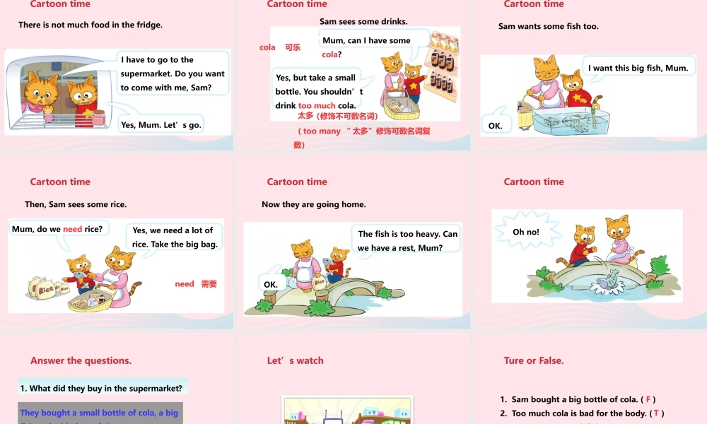 Unit 3 A healthy diet（第三课时） 课件
