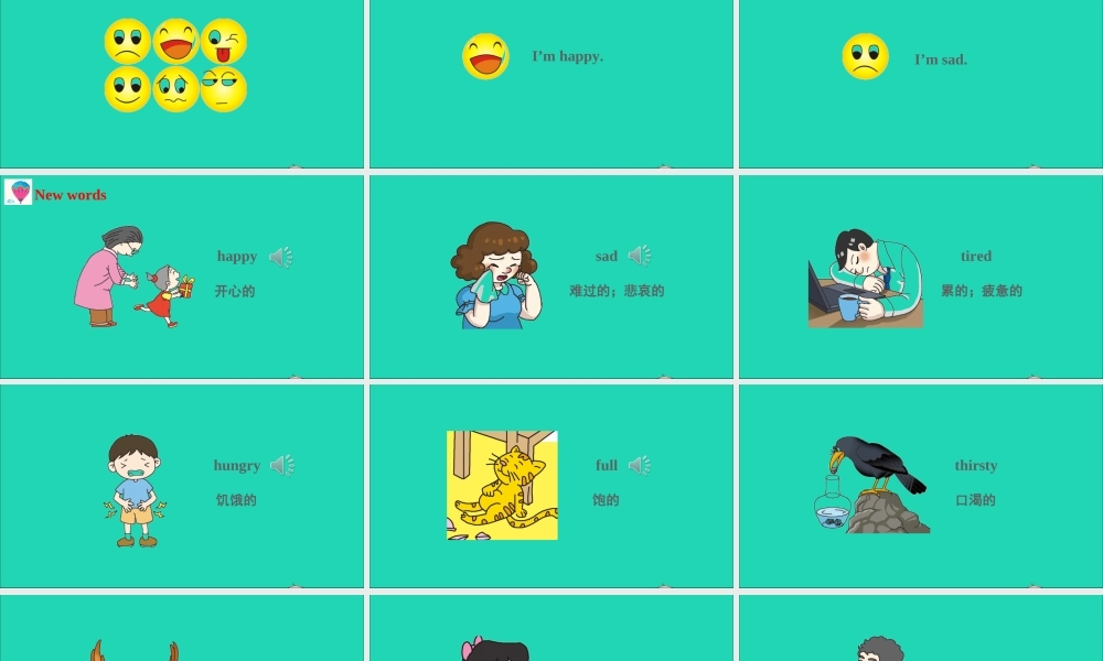 Unit 3 Are you happy课件