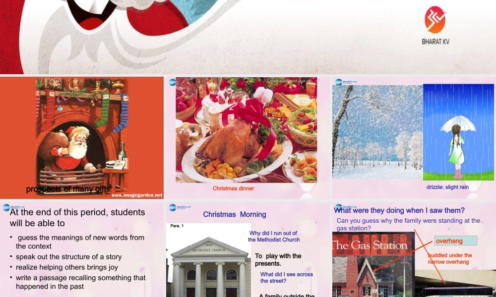 2014秋六年级英语上册 Lesson 22 It’s Christmas Morning课件1 冀教版