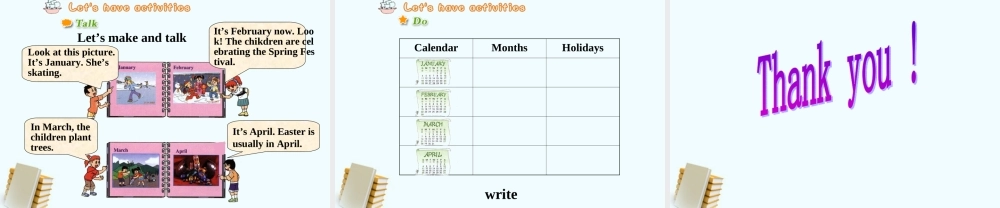Unit 5 December is the last month.(一)