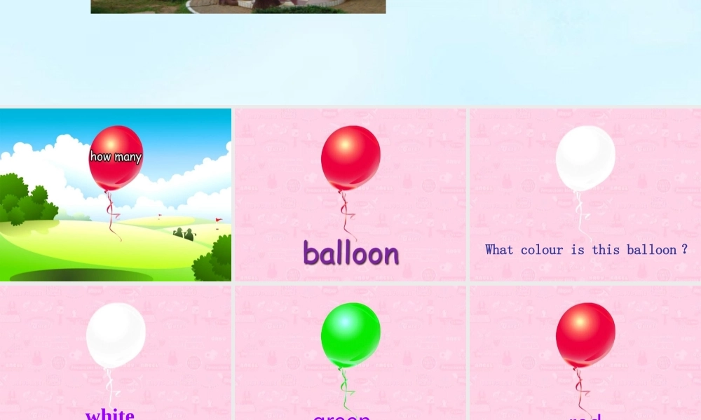 三年级英语下册 Unit 3 What colour is this balloon？课件（1） 新版（湘少版）